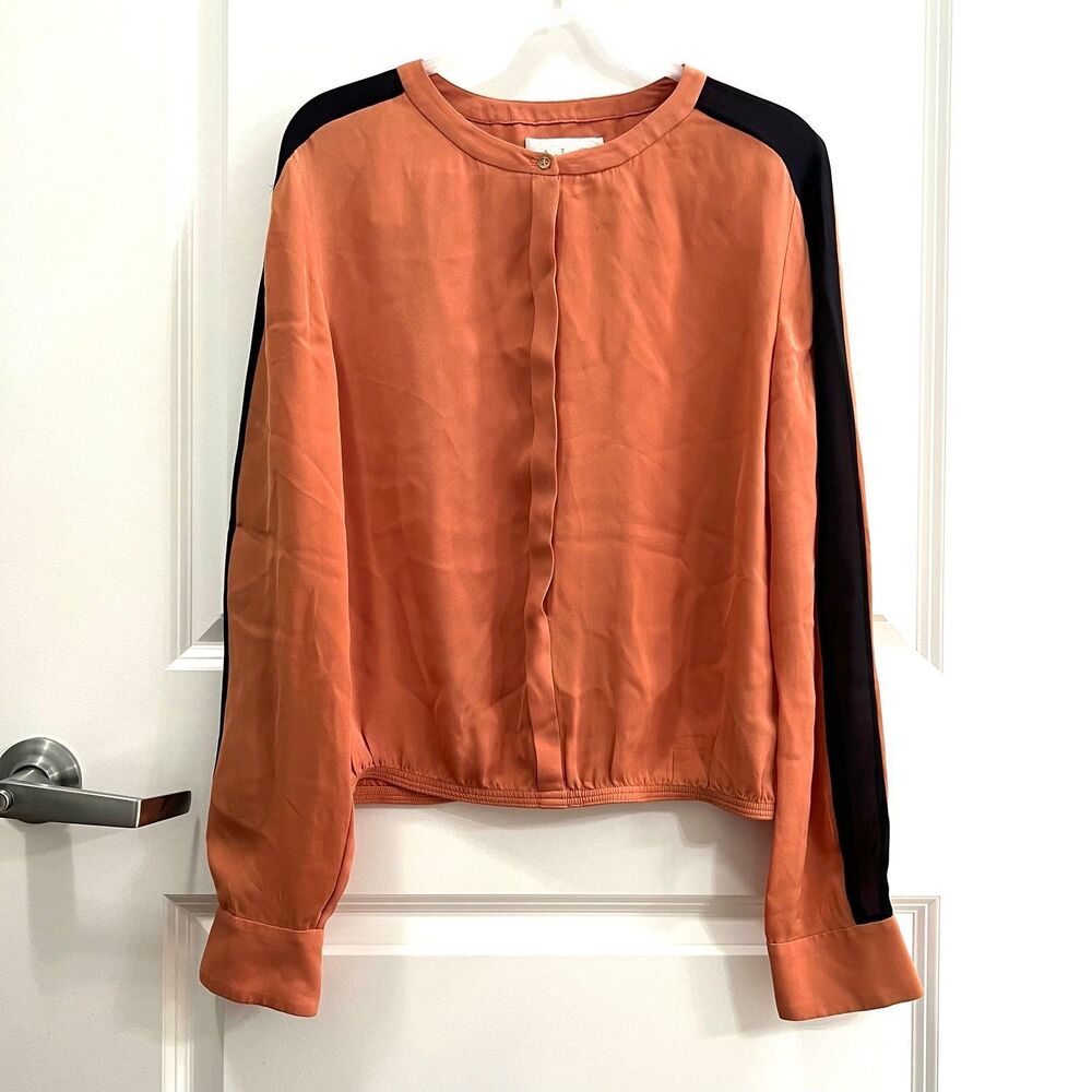 A.L.C. Women’s Long Sleeve Silk Top Size Small